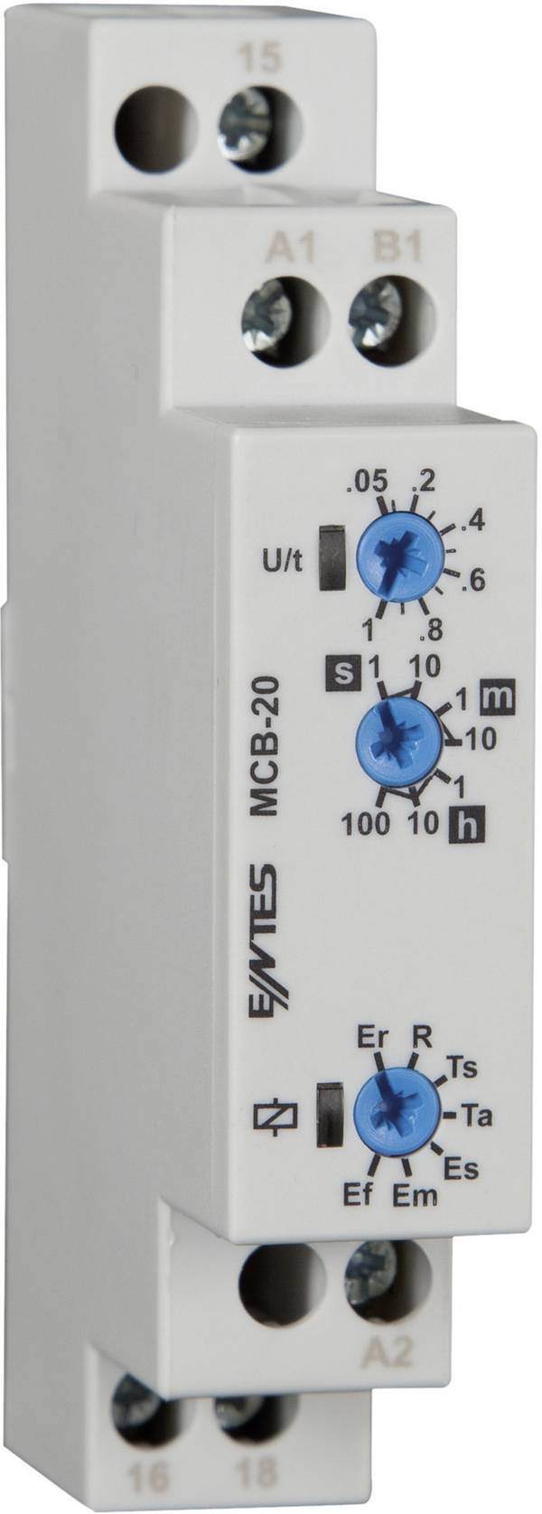 ENTES 101578 MCB-20 Zeitrelais Multifunktional 1 St. Zeitbereich: 0.05 s - 100 h 1 Wechsler Piece