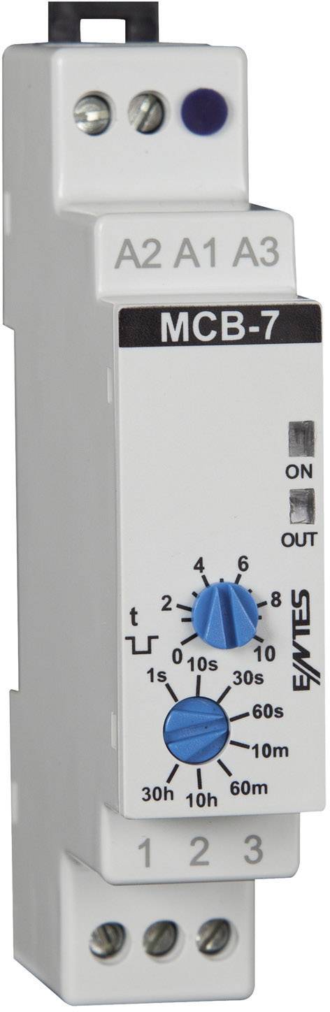 ENTES MCB-7 Zeitrelais Monofunktional 24 V/DC, 24 V/AC, 230 V/AC 1 St.