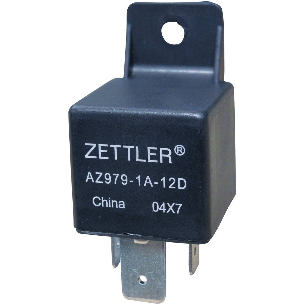 Mini-ISO autorelais Zettler Electronics AZ979-1C-12D 12 V-DC 1 wisselcontact 60 A max. 30 V-DC 840 W