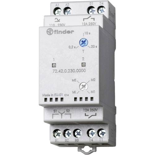 Thumbnail - Finder Pumpen-Umschaltrelais 240 V/AC, 240 V/DC 1 Schließer, 1 Schließer 1 St. 72.42.0.230.0000