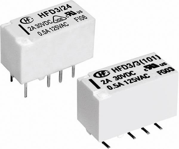 HONGFA Relais 2x Wechsler 2 A 24 Vdc