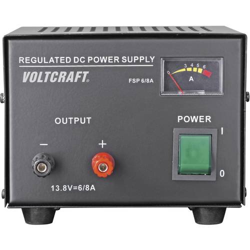VOLTCRAFT FSP-1136 Labornetzgerät, Festspannung 13.8 V/DC 6 A 85 W Anzahl Ausgänge 1 x