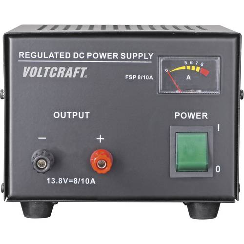 VOLTCRAFT FSP-1138 Labornetzgerät, Festspannung kalibriert (DAkkS-akkreditiertes Labor) 13.8 V/DC 8 A 110 W Anzahl Ausgä...
