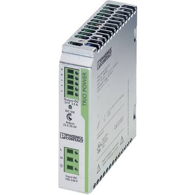 Phoenix Contact TRIO-PS/1AC/24DC/2.5 Hutschienen-Netzteil (DIN-Rail)  24 V/DC 2.5 A 60 W Anzahl Ausgänge:1 x  Inhalt 1 S