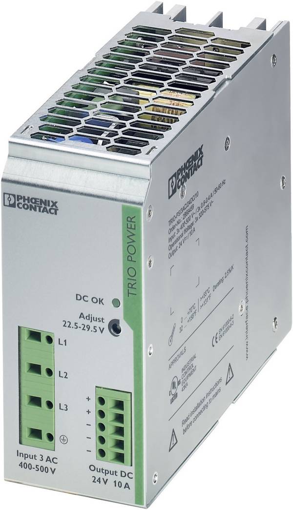 Phoenix Contact 2866459 Hutschienen-Netzteil (DIN-Rail)  24 V/DC 10 A 240 W Anzahl Ausgänge:1 x  Inhalt 1 St.