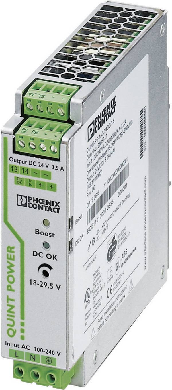 Phoenix Contact 2866747 Hutschienen-Netzteil (DIN-Rail)  24 V/DC 3.5 A 84 W Anzahl Ausgänge:1 x  Inhalt 1 St.