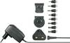 VOLTCRAFT SPS12-7W Steckernetzteil, einstellbar 3 V/DC, 4.5 V/DC, 5 V/DC, 6 V/DC, 7.5 V/DC, 9 V/DC, 12 V/DC 600 mA 7.2 W
