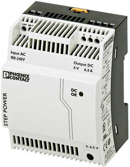 PHOENIX CONTACT Hutschienen-Netzteil (DIN-Rail) Phoenix Contact STEP-PS/1AC/5DC/6.5 5 V/DC 6.5 A 32.