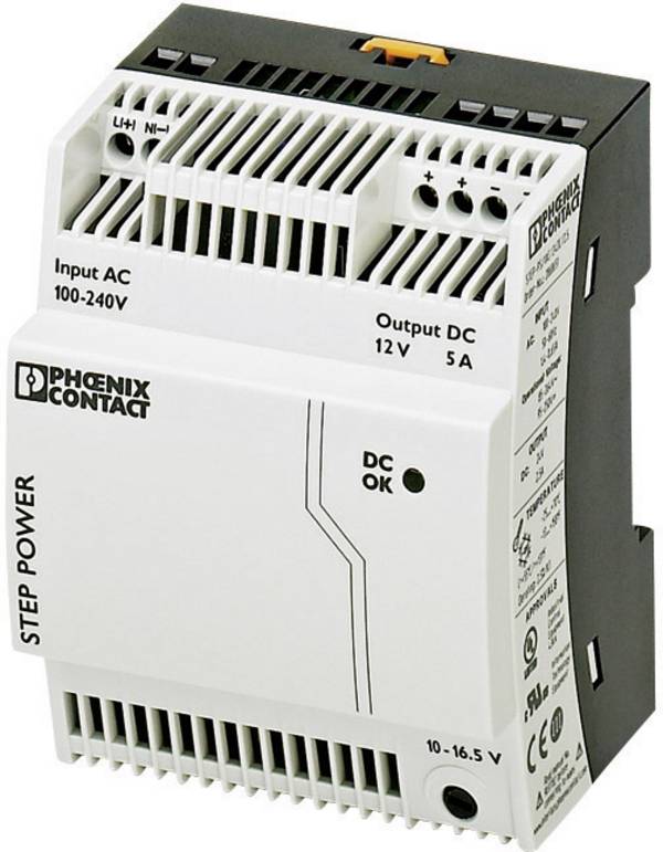 Phoenix Contact 2868583 Hutschienen-Netzteil (DIN-Rail)  12 V/DC 5 A 60 W Anzahl Ausgänge:1 x  Inhalt 1 St.