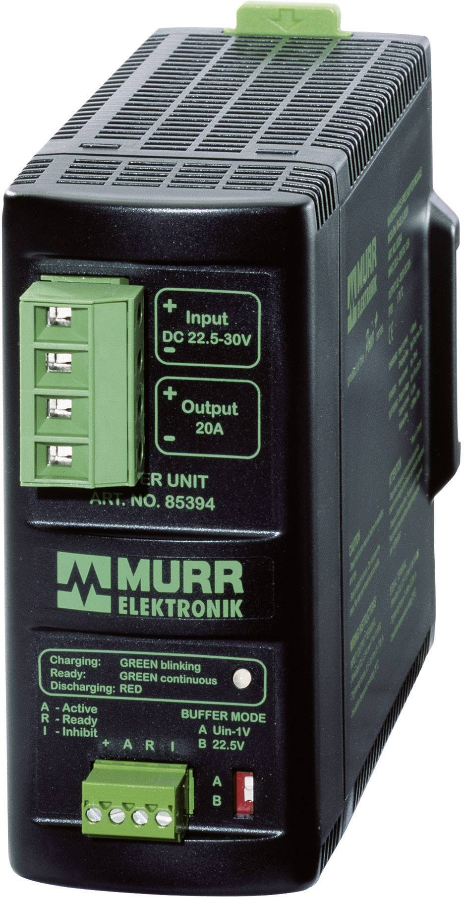 MURR elektronik MB Cap Puffermodul 85394 IN:23-30VDC OUT:22-28VDC 20A f.200ms