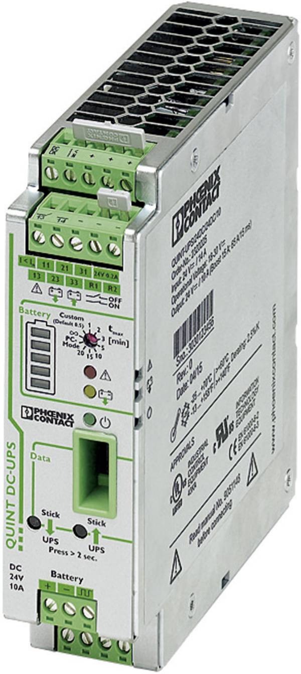 Phoenix Contact QUINT-UPS/ 24DC/ 24DC/10 2320225 Industrielle USV-Anlage (DIN Rail)