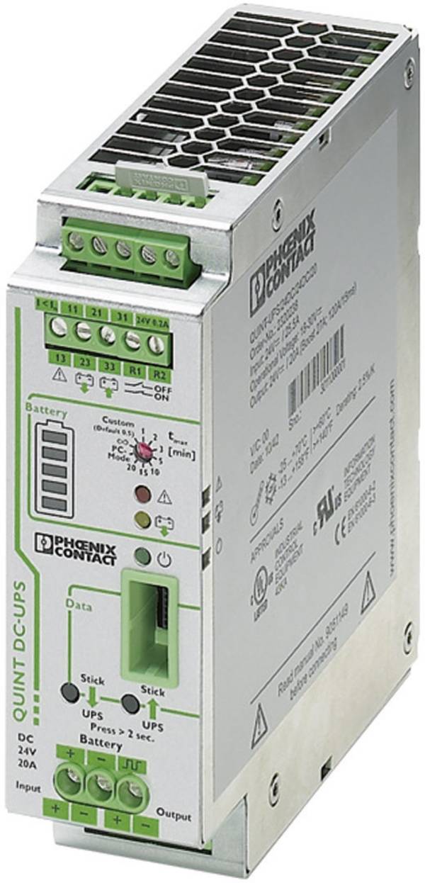 Phoenix Contact QUINT-UPS/ 24DC/ 24DC/20 2320238 Industrielle USV-Anlage (DIN Rail)