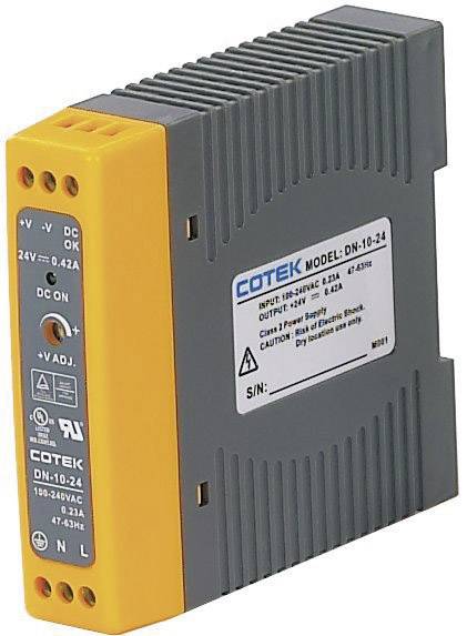 COTEK DN 10-15 Hutschienen-Netzteil (DIN-Rail) 15 V/DC 0.67 A 10 W 1 x