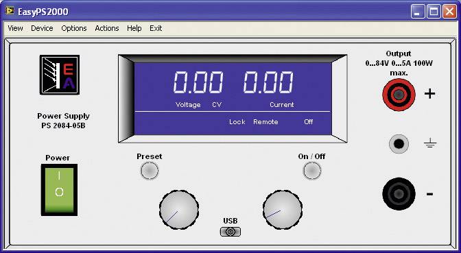 EA ELEKTRO-AUTOMATIK Lizenzcode EasyPS2000B Windows-Software EasyPS2000 für EA-PS2000B Single und