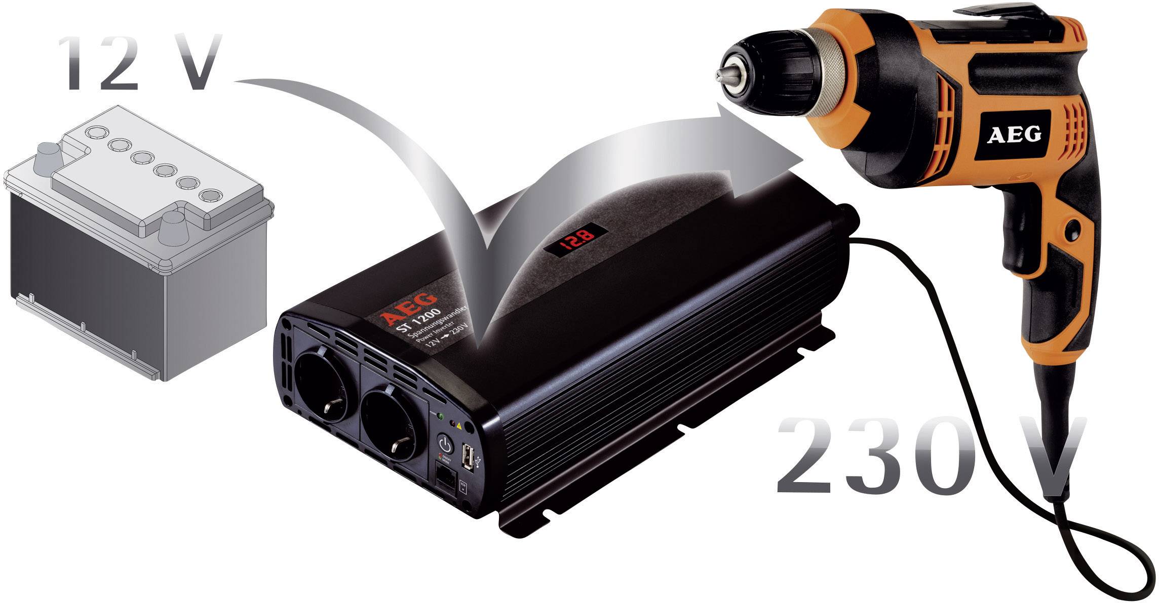 Transformator 1200 W.