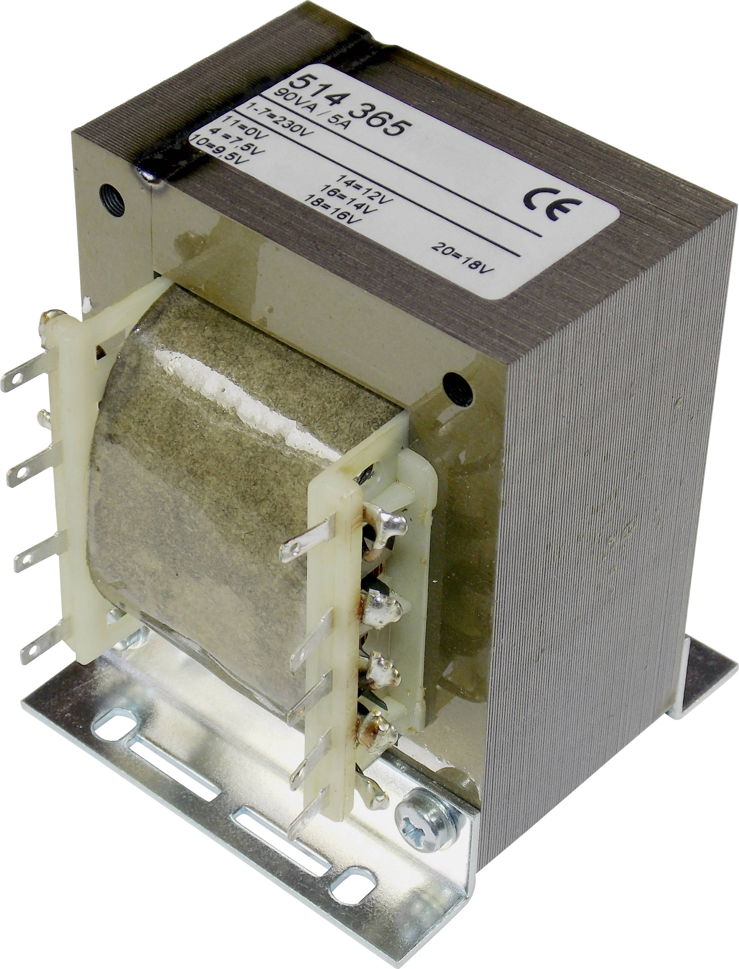 ELMA TT IZ 68 Universal-Netztransformator 1 x 230 V 1 x 7.5 V/AC, 9.5 V/AC, 12 V/AC, 14 V/AC