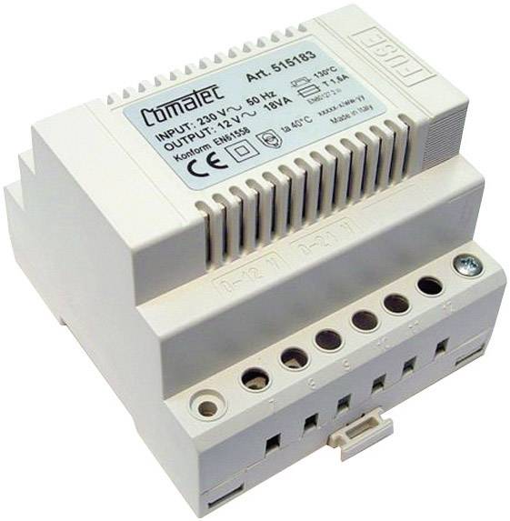 COMATEC TBD2/018.12/F4 Hutschienen-Netzteil (DIN-Rail) 12 V/AC 1.5 A 18 W