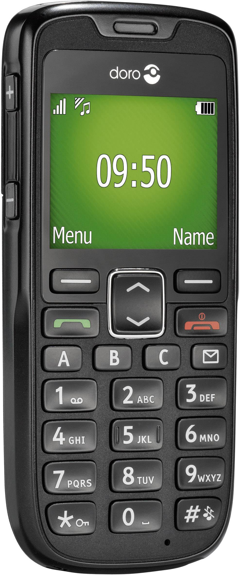 doro Big Button SIM Free Mobile Phone, Black from