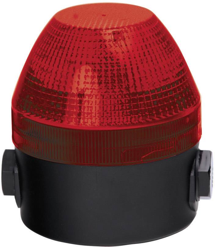 AUER SIGNAL Signalleuchte LED Auer Signalgeräte NFS-HP Rot Rot Blitzlicht 24 V/DC, 48 V/DC