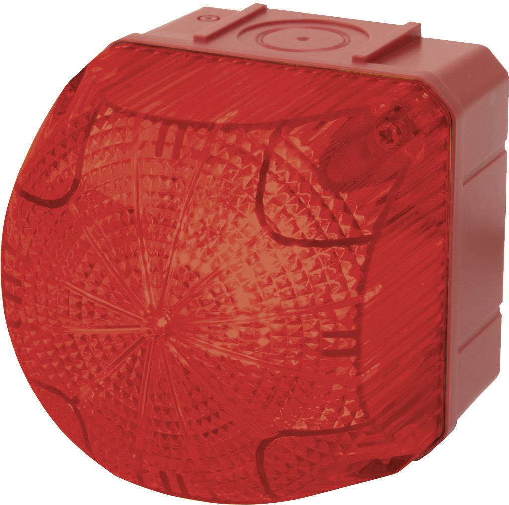 AUER SIGNAL Signalleuchte LED Auer Signalgeräte QDS Rot Rot Dauerlicht, Blinklicht 24 V/DC, 24 V/AC