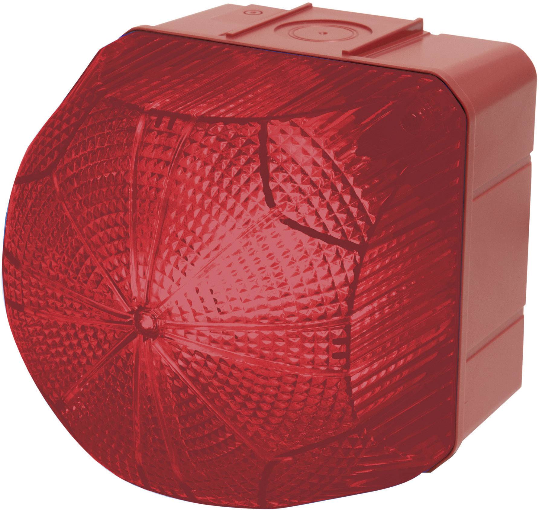 AUER SIGNAL Signalleuchte LED Auer Signalgeräte QDM Rot Rot Dauerlicht, Blinklicht 24 V/DC, 24 V/AC,