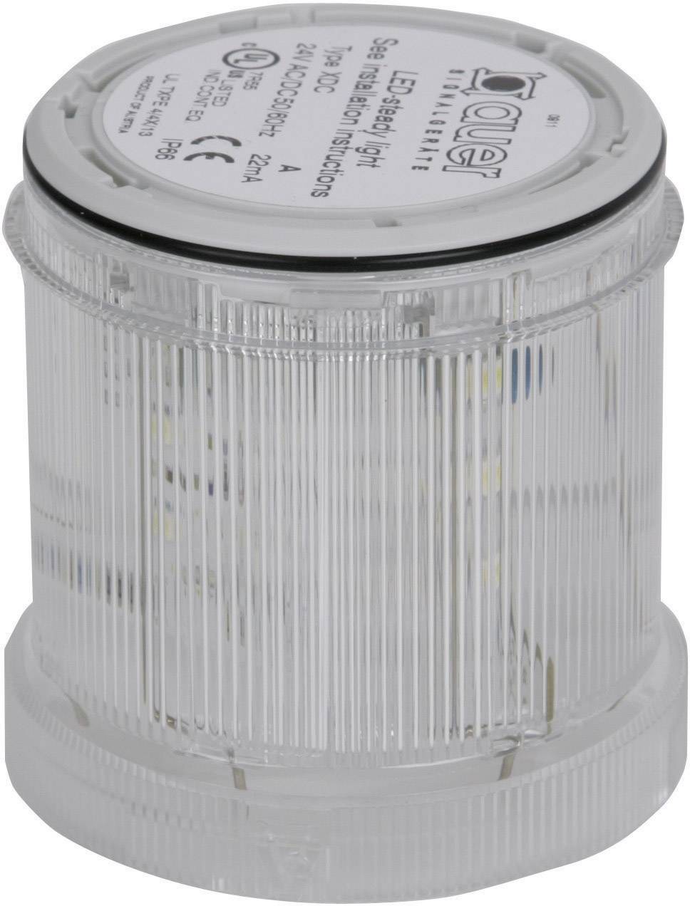 AUER SIGNAL Signalsäulenelement Auer Signalgeräte XDC-HP Weiß Dauerlicht 24 V/DC, 24 V/AC