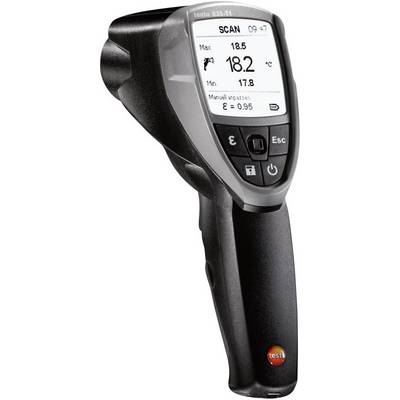 Ein Infrarot-Thermometer zeigt eine Temperatur von 18,5 °C auf einem digitalen Display.