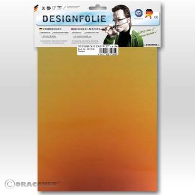 Oracover 550-102-B Designfolie Easyplot Magic (L x B) 300 mm x 208 mm Rot, Gold