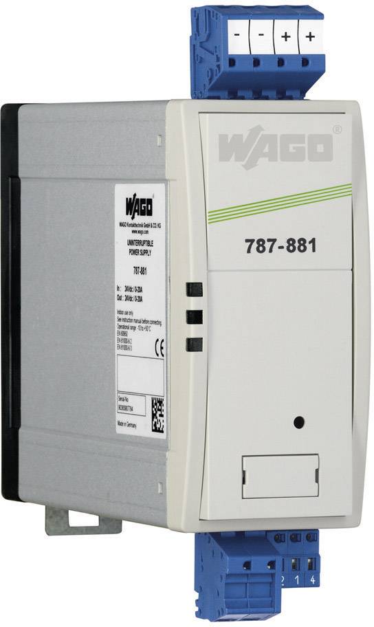 Wago kapazitives Puffermodul;Eingangsspannung DC 24 V;Ausgangsspannung DC 24 V; - 787-881 - 1 Stück-0
