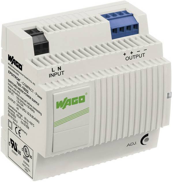 WAGO 787-1022 Hutschienen-Netzteil (DIN-Rail) 24 V/DC 4 A 96 W Anzahl Ausgänge:2 x Inhalt 1 St.
