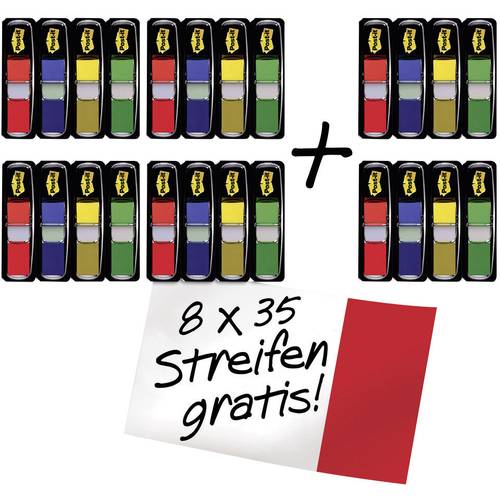 Post-it Haftmarker FT600002966 Rot, Blau, Gelb, Grün