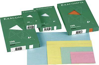 Karteikarte DIN A8 liniert weiß 100 St./Pack.-0