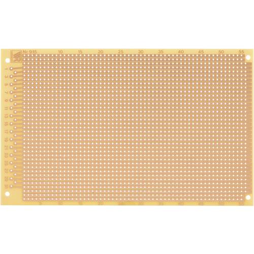 Thumbnail - Rademacher WR-Typ 915 Experimentierplatine Hartpapier (L x B) 160 mm x 100 mm 35 µm Rastermaß 2.54 mm Inhalt 1 St.
