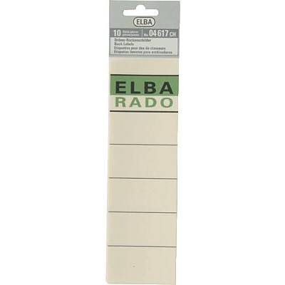 ELBA Ordneretikett 100420953 kurz/breit sk chamois 10 St./Pack. - Artikel: 120011512-0