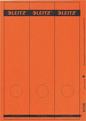 Ordneretikett lang/breit Papier rot 75 St./Pack.-0
