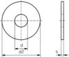 Unterlegscheibe 5.3 mm 15 mm Stahl verzinkt 100 St. TOOLCRAFT 5,3 D9021:A2K 192033