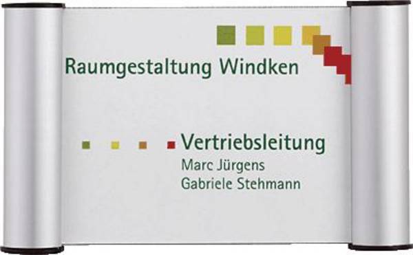 Türschild Clip 180x115mm