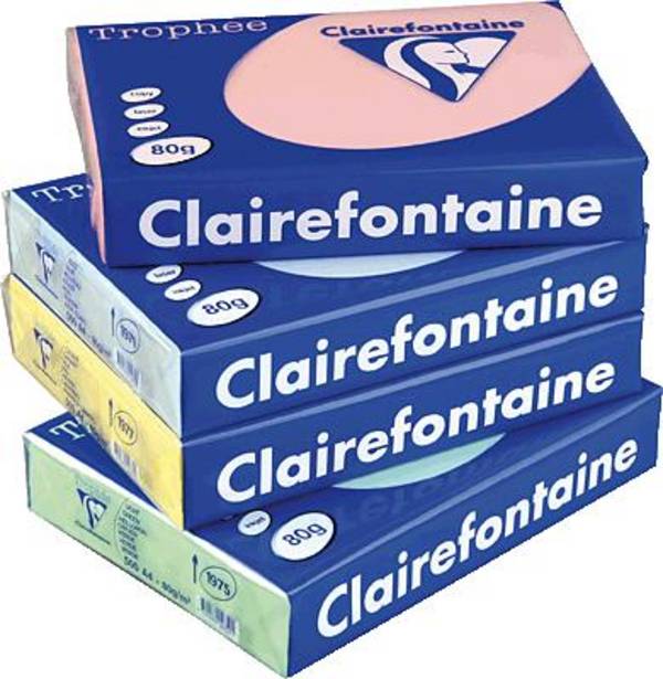 Kopierpapier Trophee Pastell A4 80g/qm eisblau VE=500 Blatt
