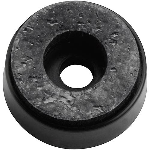 TRU COMPONENTS Anschraubpuffer Schwarz (Ø x H) 20 mm x 7.5 mm 1 St.