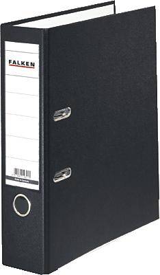 BIELLA Falken Ordner FALKEN PP-Color DIN A4 Rückenbreite: 80 mm Schwarz 2 Bügel 9984089