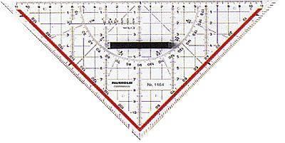 Geometrie-Dreieck 25cm mit Griff