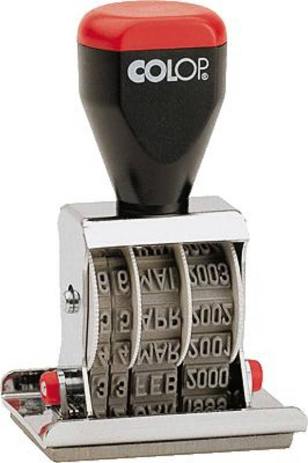 COLOP Datumstempel 04060 L3 "GEBUCHT", mit Textplatte (62518046)