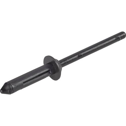 PB Fastener 301-9117-1010 301-9117-1010 Spreizniete Loch-Ø 4 mm Schwarz 1 St.