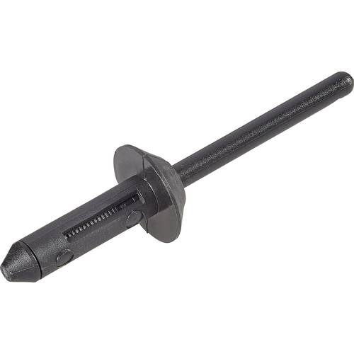 PB Fastener 301-9124-1010 301-9124-1010 Spreizniete Loch-Ø 5 mm Schwarz 1 St.