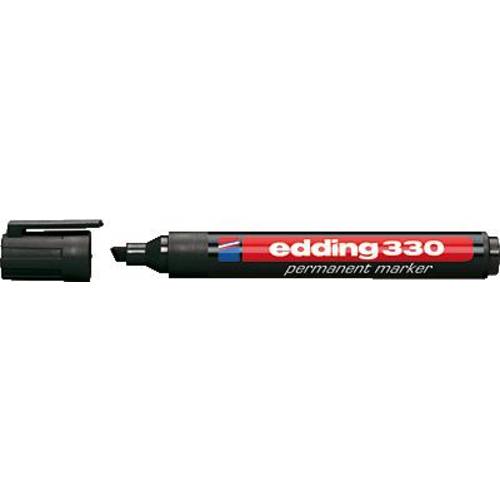 Edding 330 4-330001 Permanentmarker Schwarz wasserfest: Ja