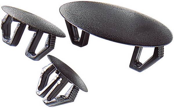 PB Fastener P-2081 Verschlussstopfen mit Schnappverschluss     Schwarz 1 St.