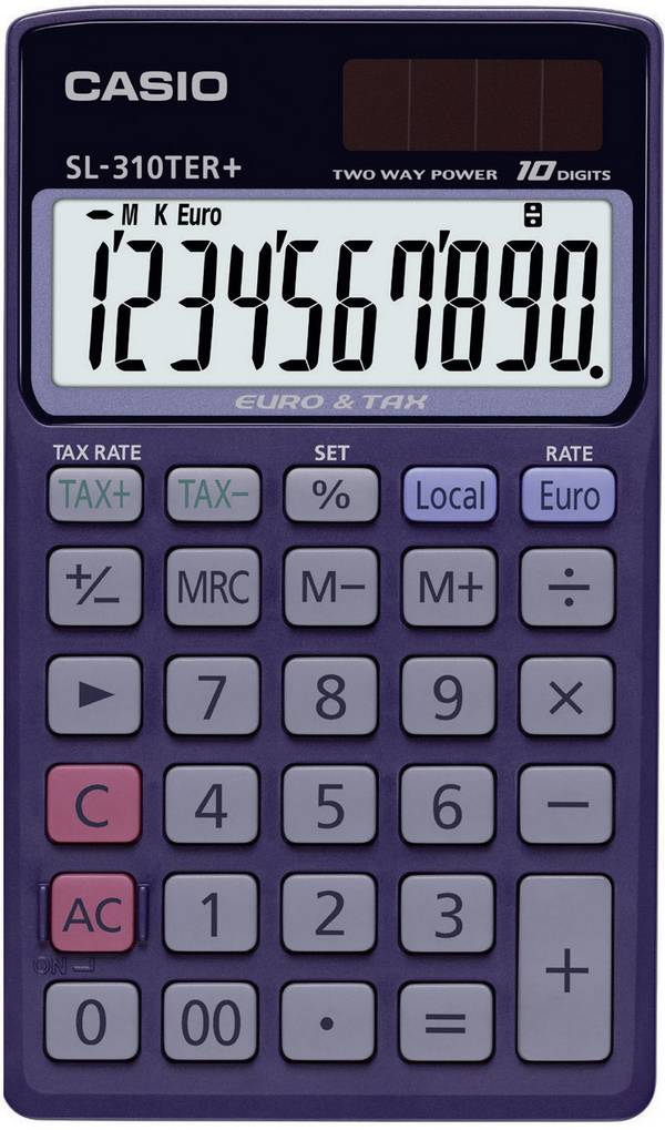Casio SL-310TER+ - Taschenrechner - 10 Stellen