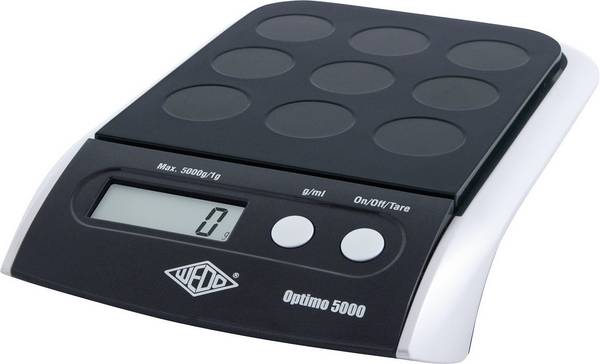 Briefwaage Optimo 5000 5kg sw/si +Batterien