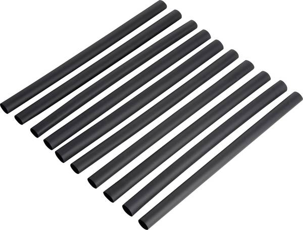DSG Canusa 2810127952CO Schrumpfschlauchsortiment Schwarz 12.80 mm 6.40 mm Schrumpfrate:2:1 10 St.