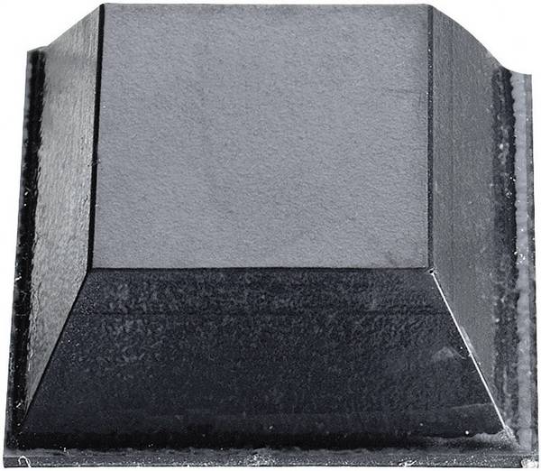 3M SJ 5023 Anschlagpuffer selbstklebend, quadratisch Schwarz (L x B x H) 20.6 x 20.6 x 7.6 mm 1 St.